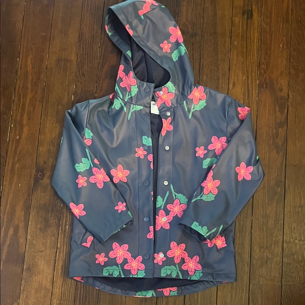 Old Navy Navy Blue Hooded Jacket